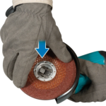 Makita XAG25Z 18V LXT® Lithium‑Ion Brushless Cordless 4‑1/2” / 5" X‑LOCK Angle Grinder, with AFT® (Tool Only) - Image 8