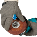 Makita XAG26Z 18V LXT Lithium-Ion Brushless Cordless 4-1/2 / 5" Paddle Switch X-LOCK Angle Grinder - Image 7