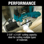 Makita XBP04Z 18V LXT® Compact Brushless Band Saw (Tool Only) - Image 3