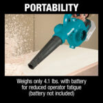 Makita XBU05Z 18V LXT Lithium-Ion Cordless Blower - Bare Tool - Image 2