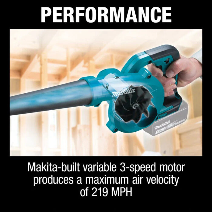 Makita XBU05Z 18V LXT Lithium-Ion Cordless Blower - Bare Tool - Image 3