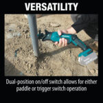 Makita XRJ01Z 18V LXT® Lithium‑Ion Cordless Compact Recipro Saw (Tool Only) - Image 5