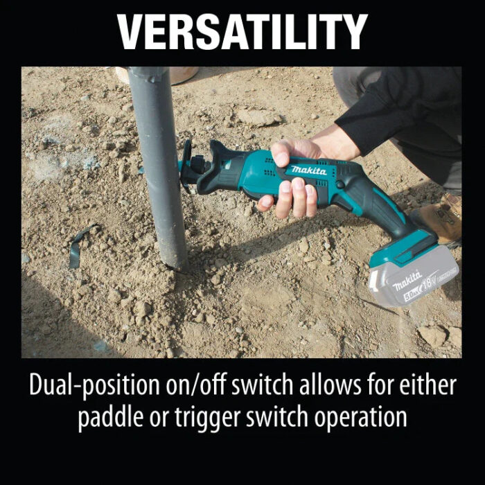 Makita XRJ01Z 18V LXT® Lithium‑Ion Cordless Compact Recipro Saw (Tool Only) - Image 5