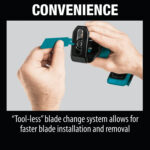 Makita XRJ01Z 18V LXT® Lithium‑Ion Cordless Compact Recipro Saw (Tool Only) - Image 6