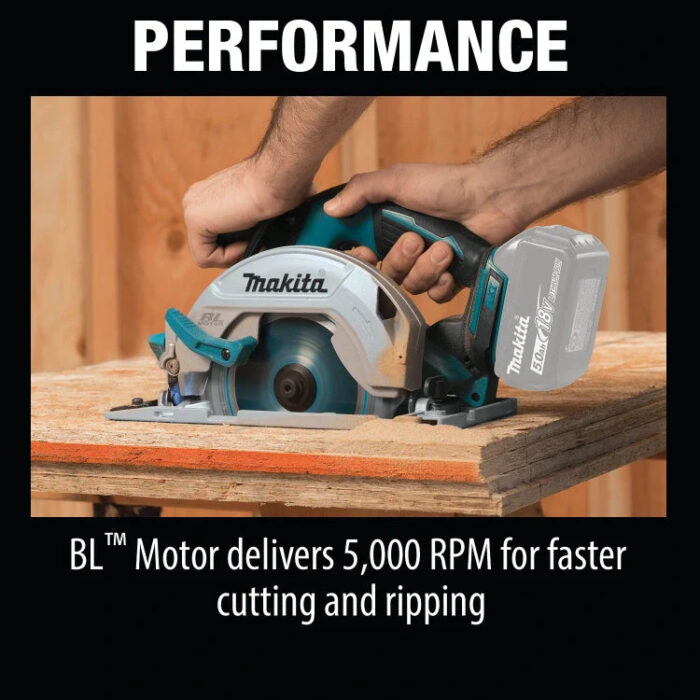 Makita XSH03Z 18V LXT® Lithium-Ion Brushless Cordless 6-1/2" Circular Saw + Free Item - Image 15