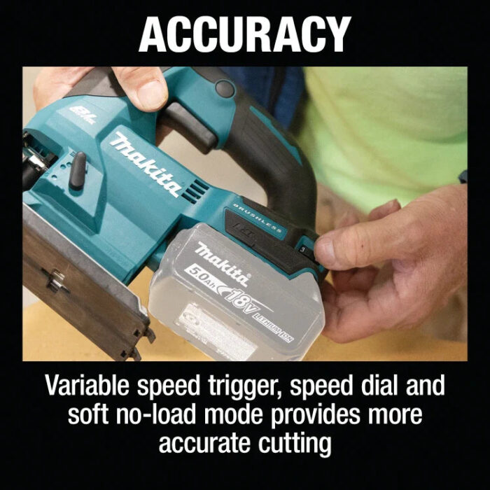 Makita XVJ04Z 18V LXT® Lithium‑Ion Brushless Cordless Jig Saw (Tool Only) - Image 6
