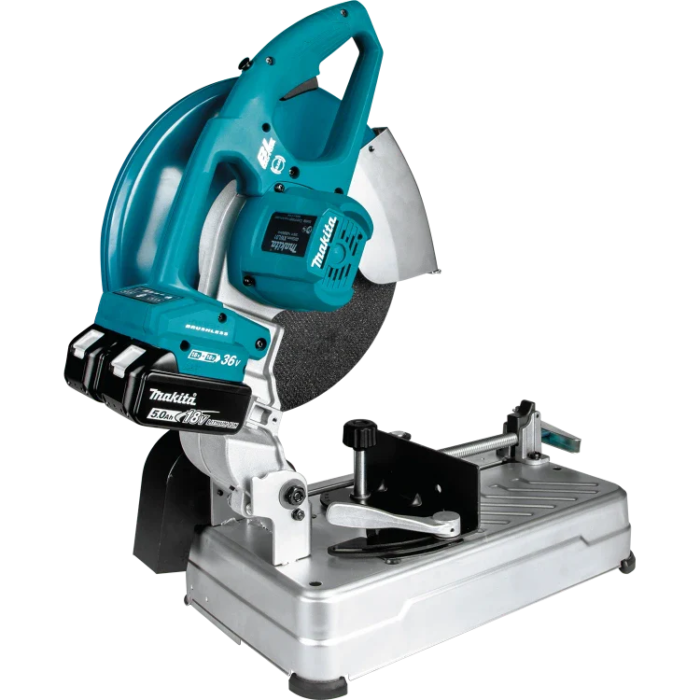 Makita XWL01PT 36V (18V X2) LXT® Brushless 14" Cut-Off Saw Kit, dual port rapid charger, electric brake (5.0Ah) - Image 12