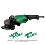 Metabo HPT G13SC2Q9M 5 Inch 11 Amp Rear Handle Non-Locking Trigger Switch Angle Grinder - Image 3
