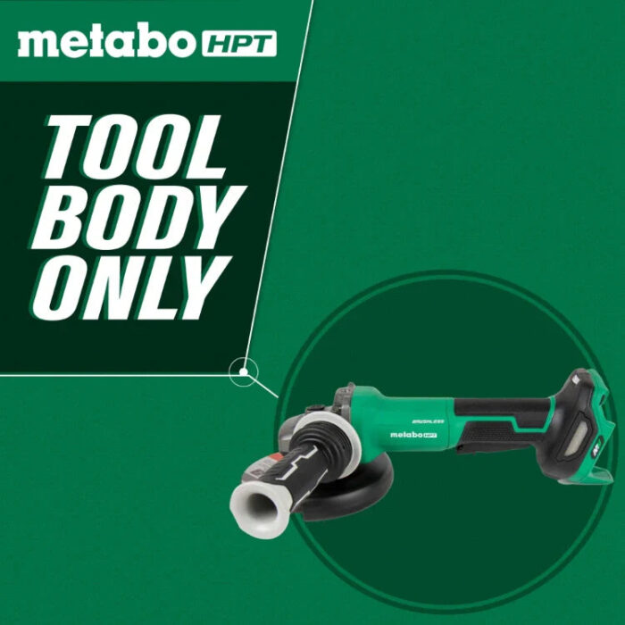 Metabo HPT G3615DVFQ6M 36V MultiVolt™ Cordless Brushless 6" Variable Speed Paddle Switch Angle Grinder (Tool Body Only) - Image 2