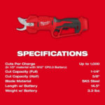 Milwaukee 2534-21 M12™ Brushless Pruning Shears Kit - Image 9
