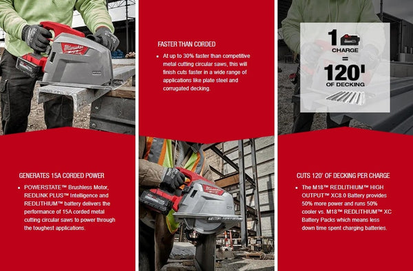 Milwaukee 2982-20 M18 FUEL™ 8" Metal Cutting Circular Saw (Tool Only)