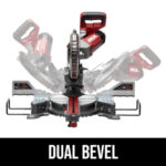 SKIL MS6305-00 10" 15Amp Dual Bevel Sliding Compound Corded Miter Saw - Image 3