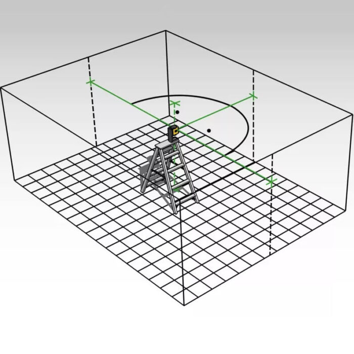 Stabila 03165 LA-5 PG self-leveling, 5-Point/Dot GREENBEAM Laser - Image 6