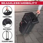 Tools4Trade 26" Heavy Duty Tool Bag with Wheels Black - Image 4