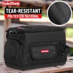 Tools4Trade 20" (50cm) Heavy-Duty Tool Bag with Multi-Pockets & Hard Base - Black - Image 11