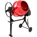 Excel 140L Portable Cement Concrete Mixer 230V/550W with Wheels