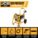 JCB PW7532P Petrol Pressure Washer 3100psi/213bar, Annovi Reverberi Triplex AR Pump 10.7l/min Flow Rate - Image 14