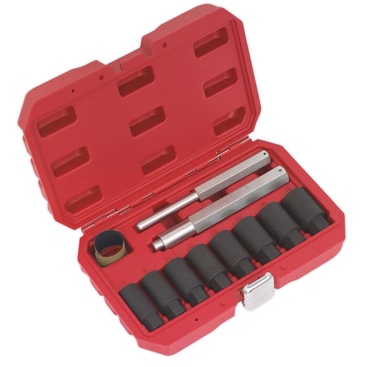 a5cd24db-bc82-40a1-8468-25e8eae4cef3 Sealey SX272 Locking Wheel Nut Removal Set 10 Piece - Image 1