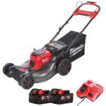 Milwaukee M18F2LM53-0 36V FUEL Brushless 53cm Self Propelled Lawn Mower with 2 x 5.0Ah Battery & Charger