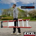 Excel Electricians Fibreglass Platform Step Ladder 4 Tread 1.57m EN131 - Image 12
