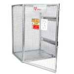 Armorgard TC1.2 Collapsible Gas Cage 1305mm x 1240mm x 1795mm Heavy-Duty Secure Storage for Gas Cylinders - Image 2