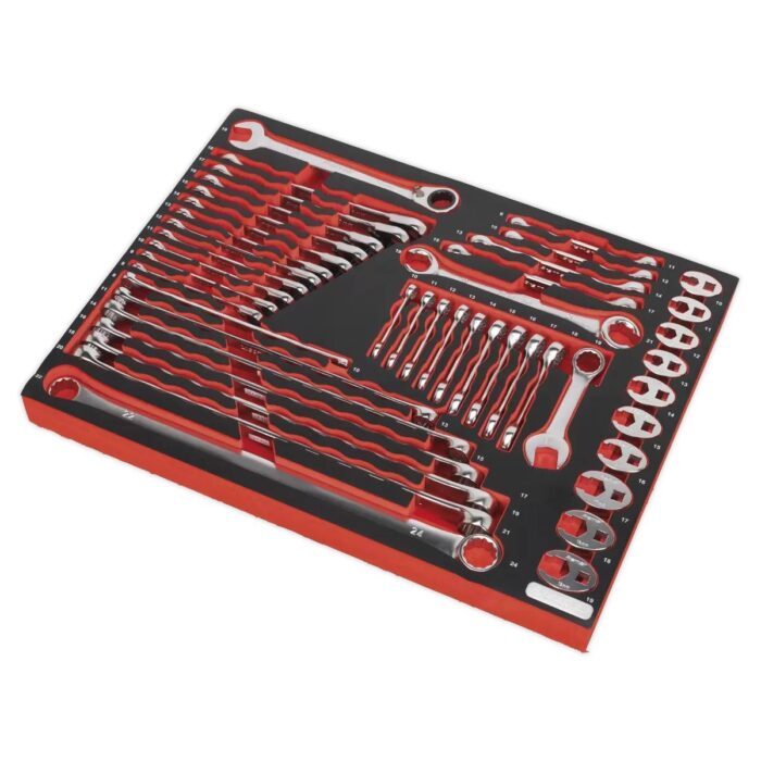 Sealey TBTP11 Tool Tray with Specialised Spanner Set 44pc - Image 3