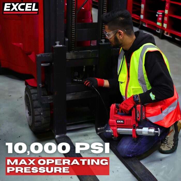 Excel 18V Cordless Grease Gun Body Only (Battery & Charger Not Included) Item Condition Box Opened Never Used - Image 3