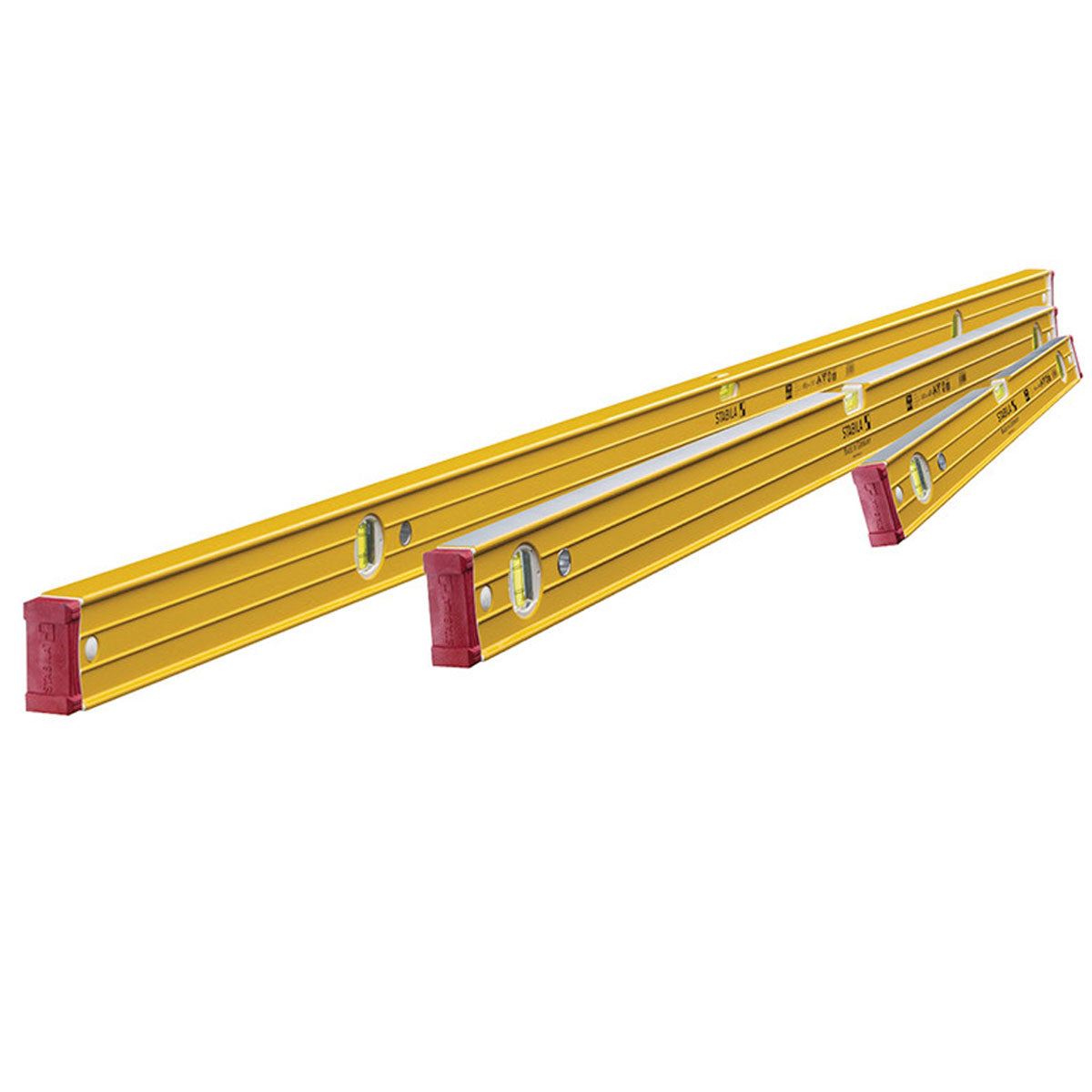 aea4d843-b299-4022-a763-23b897bf05b1 Stabila STB96-2-SPSET 96-2 Spirit Level 60cm, 120cm & 180cm - 17379 - Image 1
