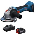 Bosch GWS 18V-8 18V Brushless 125mm Angle Grinder with 1 x 5.0Ah Battery & Charger