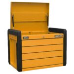 Sealey APPD4O 4-Drawer Push-to-Open Topchest Orange - Image 2