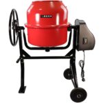 Excel 140L Portable Cement Concrete Mixer 230V/550W with Wheels - Image 3