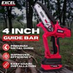 Excel 18V Cordless Mini Chain Saw Body Only (Battery & Charger Not Included) - Image 2
