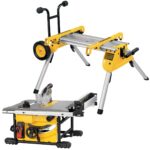 Dewalt DWE7485 240V 210mm Compact Table Saw 1850W with DE7400 Stand