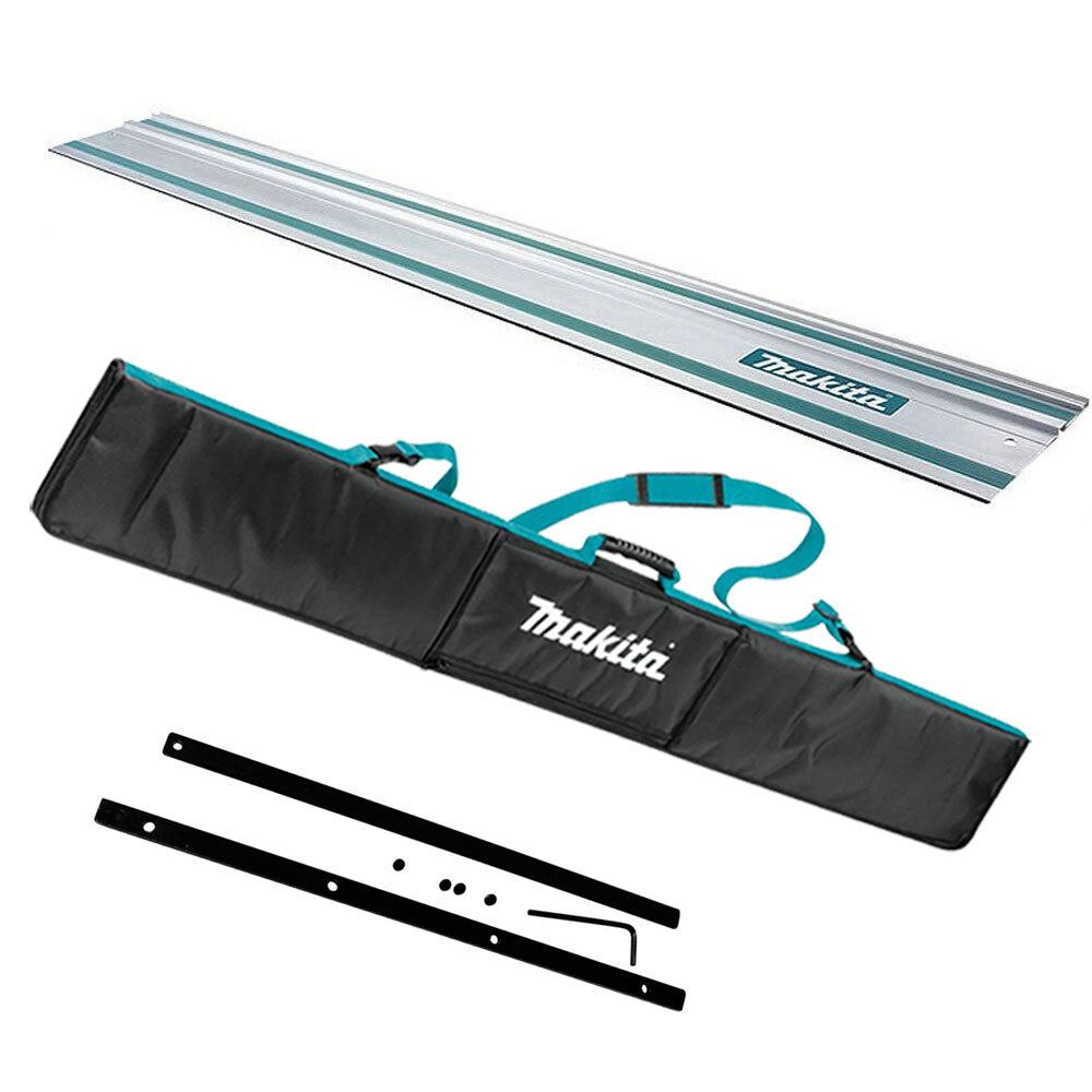 b5bf57b9-47b1-4151-899a-31f90b19a1b1 Makita 1.5m Guide Rail 199141-8 & Rail Bag & Connector for Plunge Saw SP6000 - Image 1