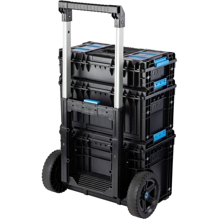 OX ToolTrek Pro Modular Storage System 3 Piece Set Heavy Duty with Wheeled OX-P600703 - Image 6