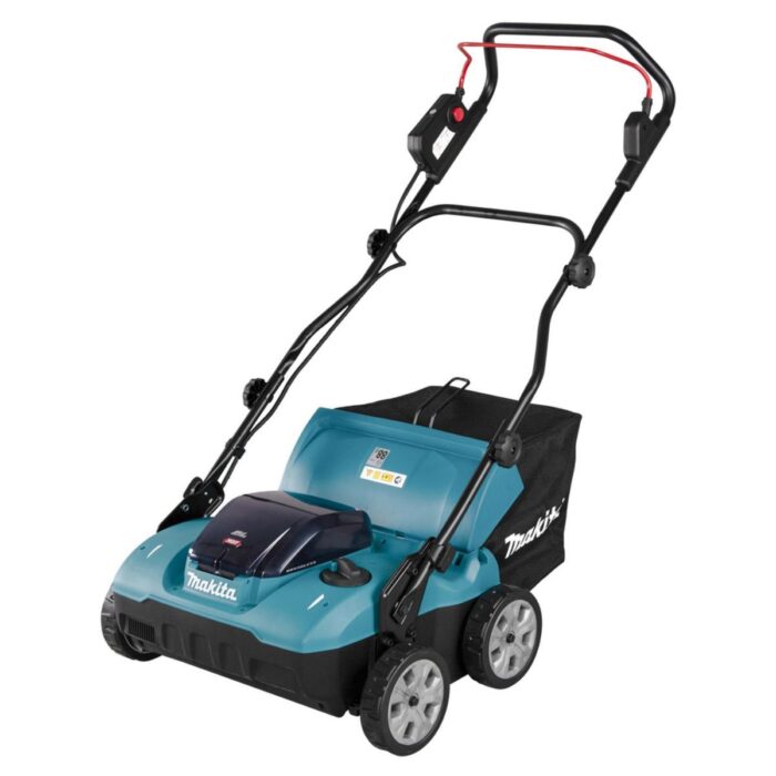 Makita UV001GM201 380mm 40V Max Brushless Lawn Scarifier With 2 x 4.0Ah Batteries & Charger - Image 2