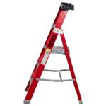 Excel Electricians Fibreglass Platform Step Ladder 3 Tread 1.34m EN131 Item Condition Box Opened Never Used - Collection Only - Image 5
