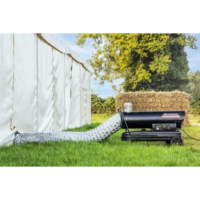 Sealey ABI1000COMBO Kerosene/Diesel Heater with 5M Ducting 230V/250W - Image 5