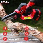 Excel 18V Cordless Mini Chain Saw Body Only (Battery & Charger Not Included) - Image 6