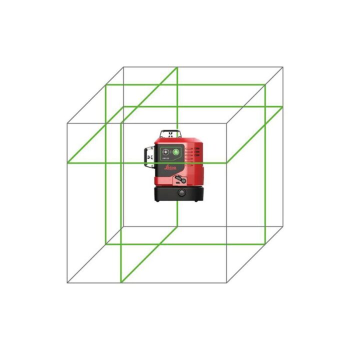 Leica Lino LGS-L6G Self-Levelling Green Multi-Line Laser With Battery, Charger & Case - Image 5