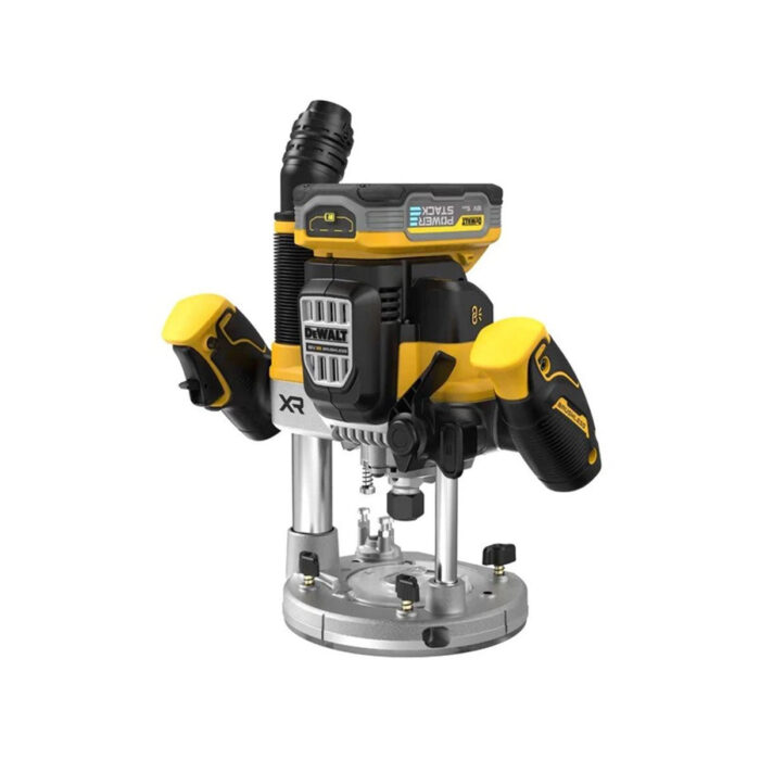 Dewalt DCW620H2-GB 18V XR Brushless 1/2" Plunge Router with 2 x 5.0Ah Powerstack Battery Charger & TSTAK Case - Image 3