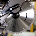 Excel Sliding Mitre Saw Double Bevel 255mm 240V/2000W & Laser with Universal Stand - Image 9