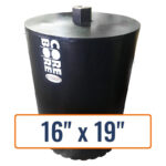 Core Bit Drill - Premium Black Large Diameter Wet Core Bits - Solid Back - Image 3
