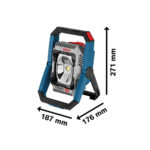 Bosch GLI 18V-2200 C Cordless Jobsite Light with Bluetooth Control and Adjustable Angles Body Only 0601446501 - Image 2