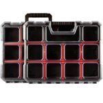 Excel 2-in-1 Tool Organiser Case, Portable Storage with Custom Dividers & Clear Lid - Image 2