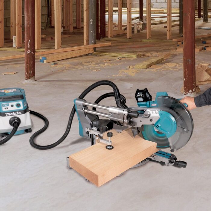 Makita LS004GD201 40V Max XGT Brushless 260mm Slide Compound Mitre Saw With 2 x 2.5Ah Batteries & Charger - Image 3