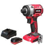 Excel 18V Cordless Brushless Impact Driver with 1 x 2.0Ah Battery & Charger