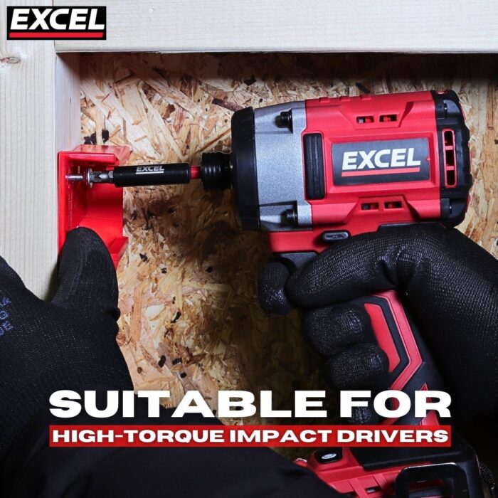 Excel 60mm Magnetic Impact Bit Holder Pack of 3 - Image 5