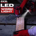 Excel 18V Cordless Brushless Impact Driver with 2 x 5.0Ah Battery & Charger - Image 4
