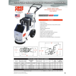 Concrete Surface Grinder - Core Prep CPG175 - Single Head - 10"/12" - 7.5HP - Image 3